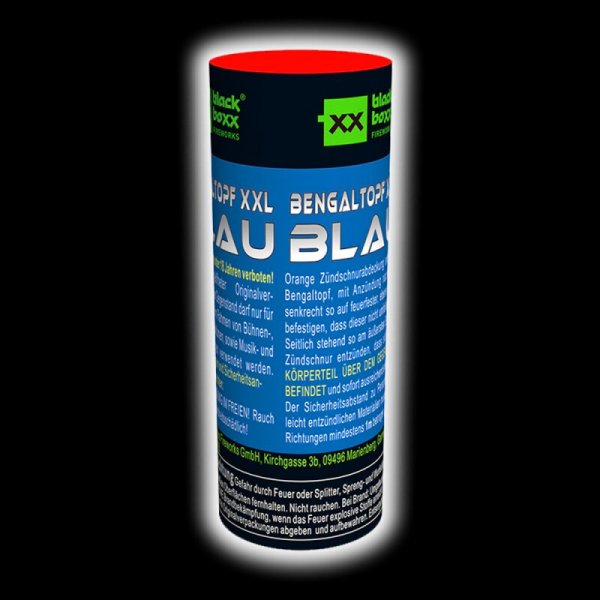 Blackboxx - Bengaltopf  XXL Blau
