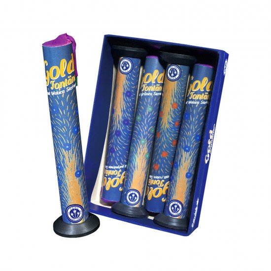 Funke – Gold-Fontänen mit Farbsternen