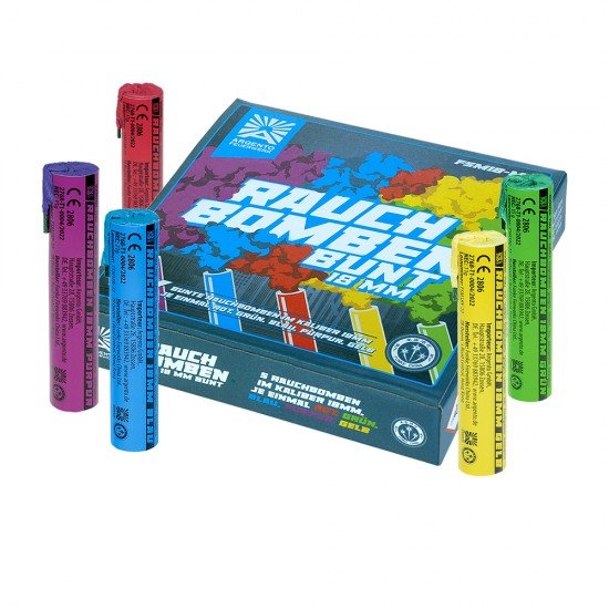 Argento - Rauchbomben 18mm Bunt