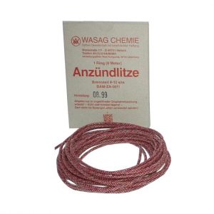 Wano - Anzündlitze Rot  8-12 s/m